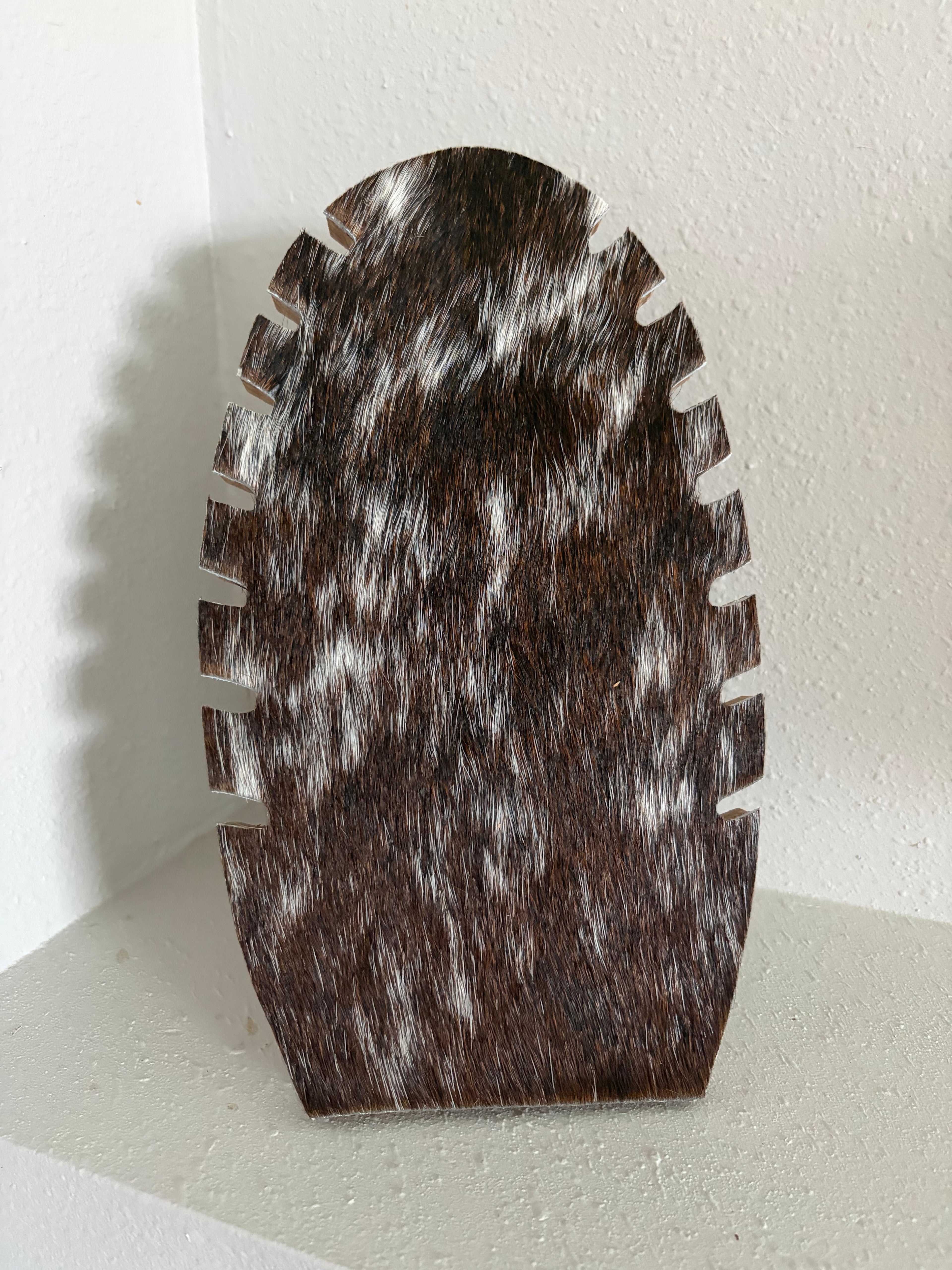 Cowhide Jewelry Stand