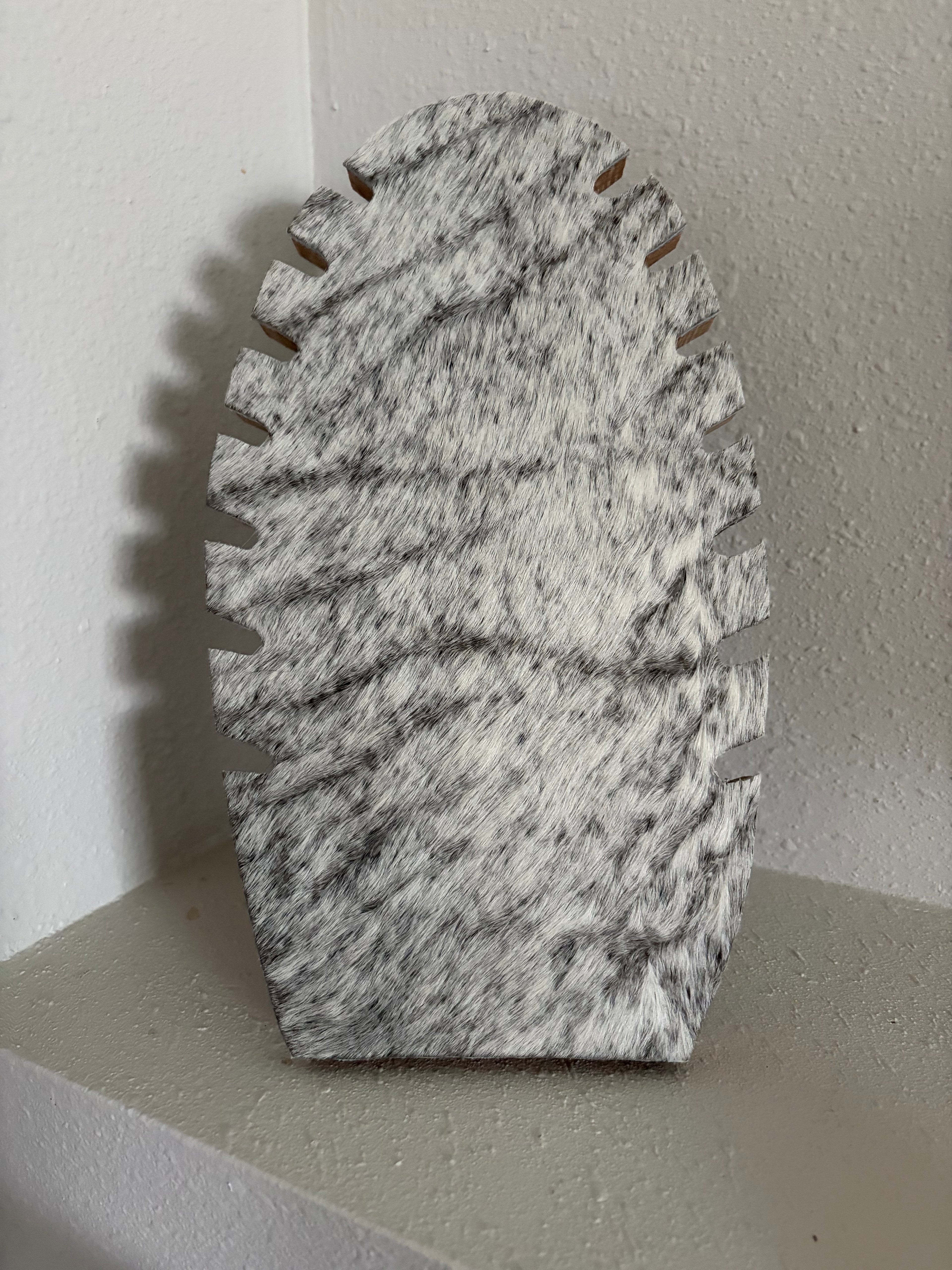 Cowhide Jewelry Stand