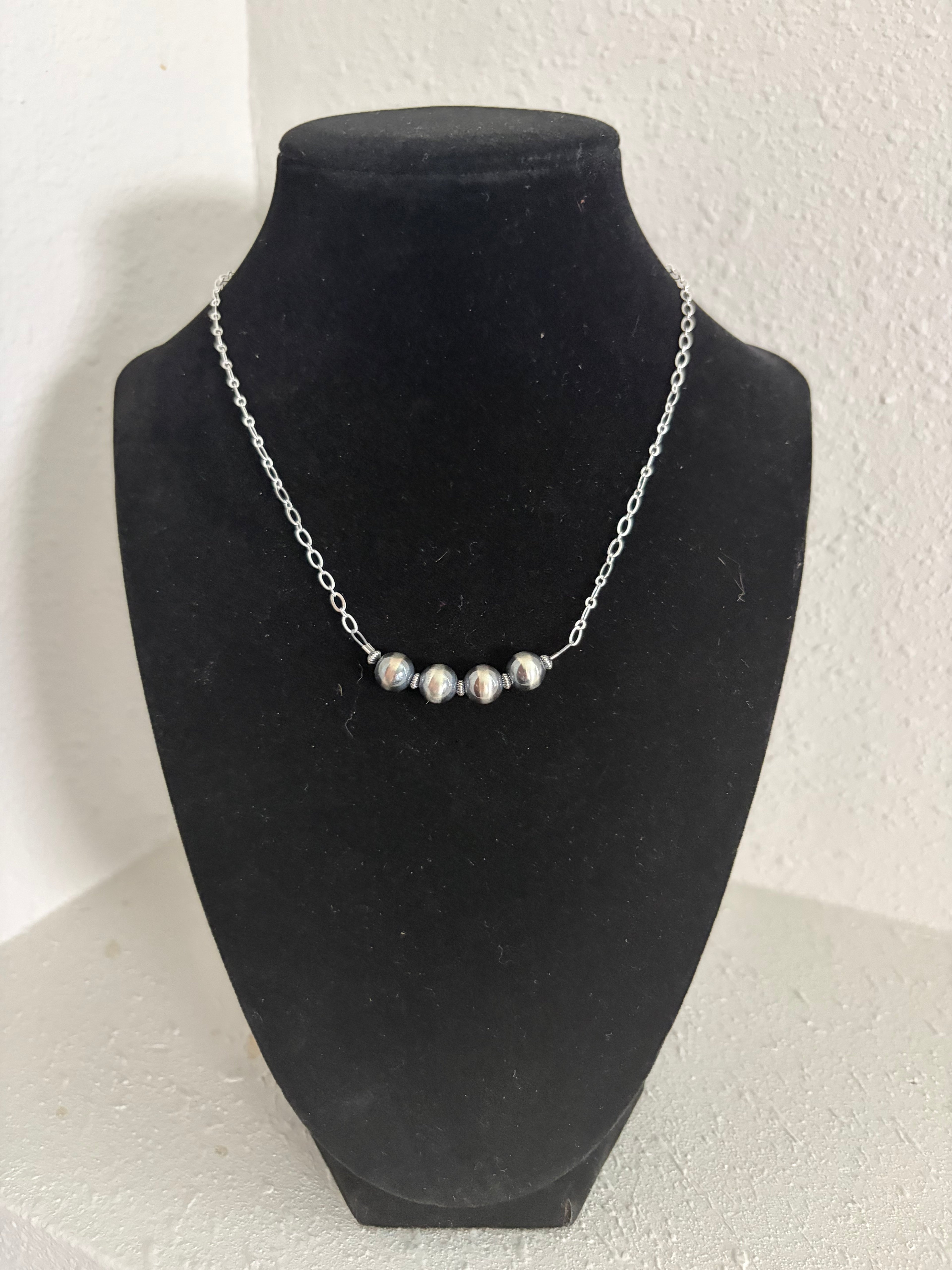 Sterling Silver Bar Necklace