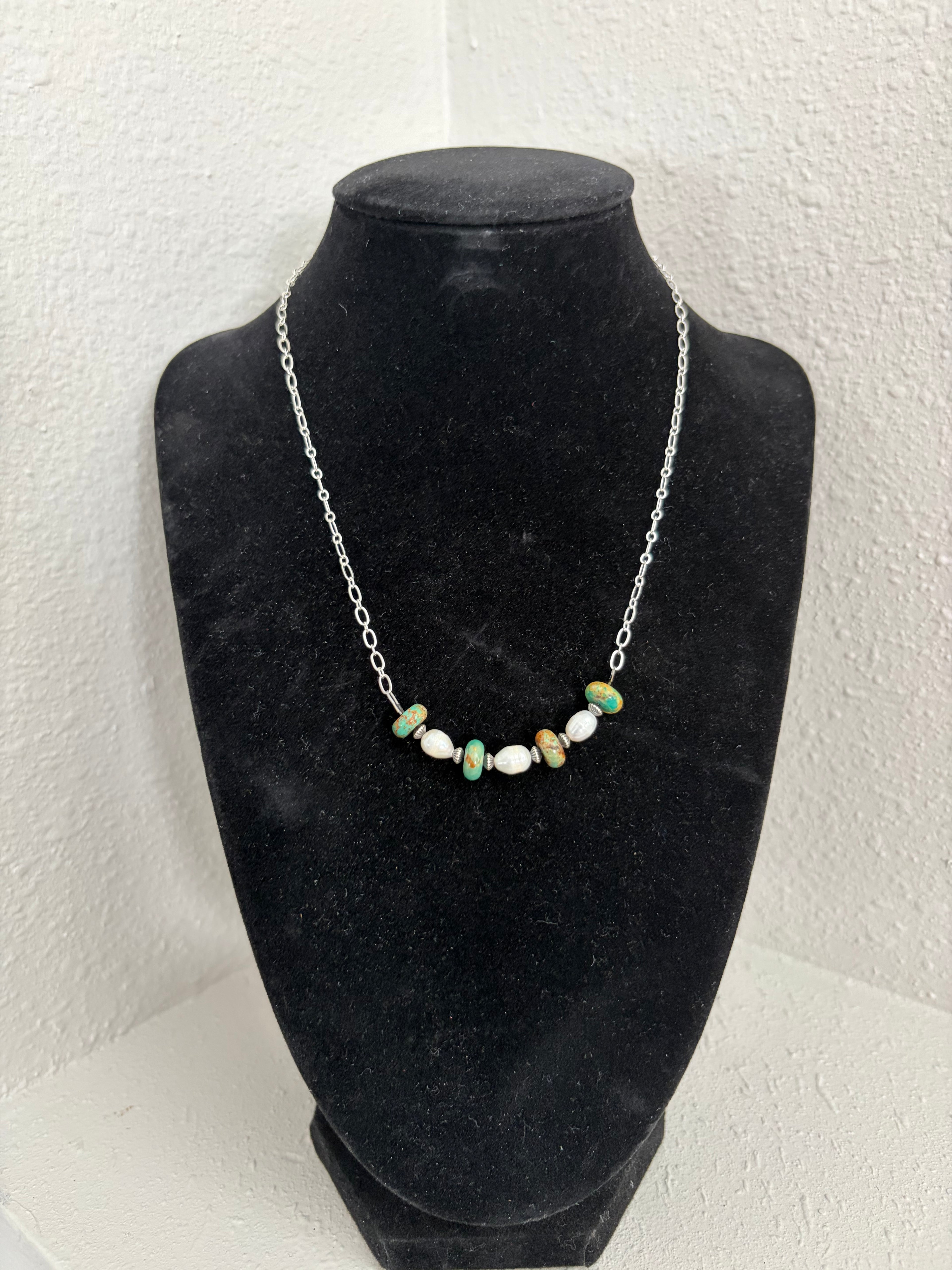 Royston & Freshwater Pearl Bar Necklace