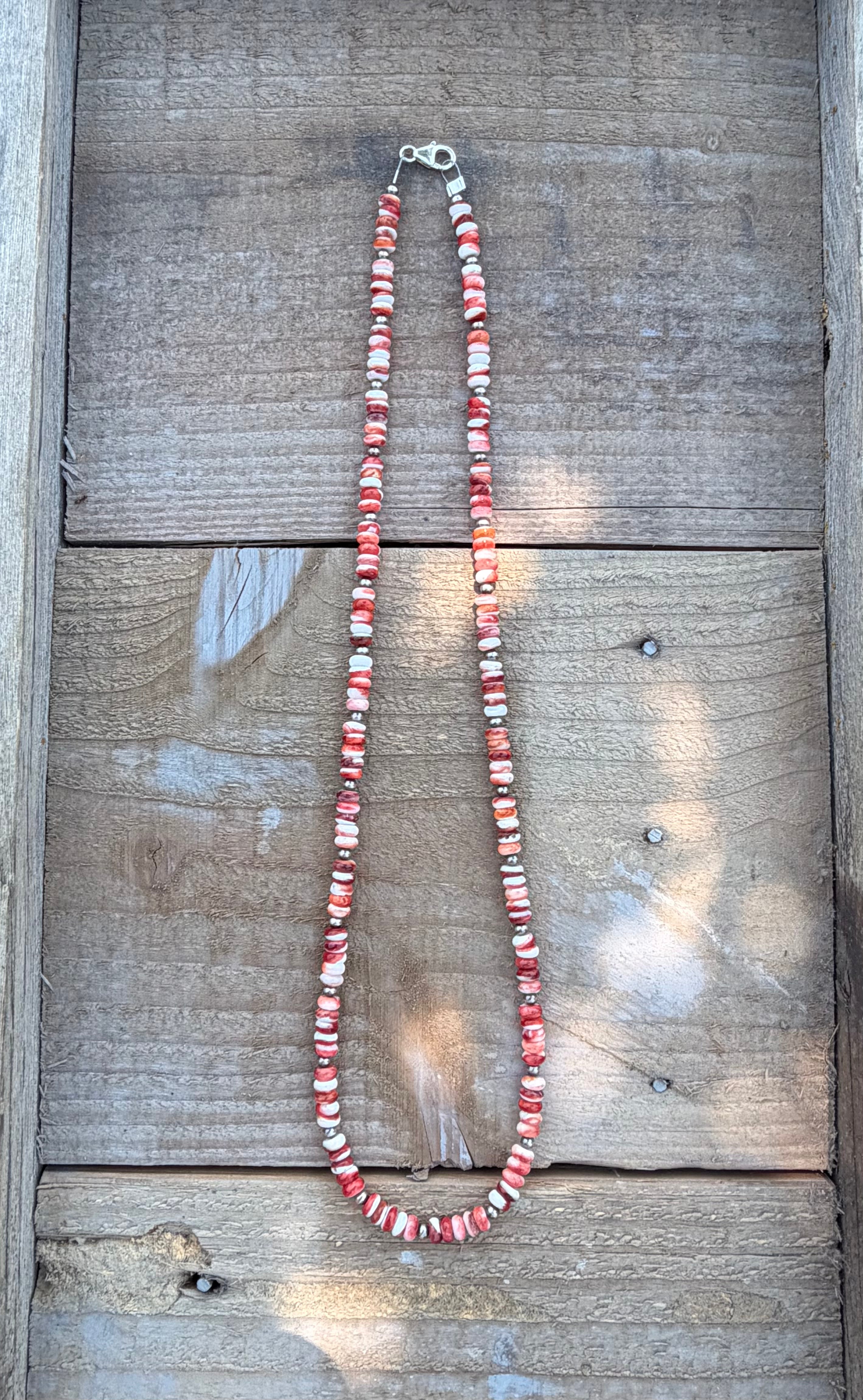 Red Spiny Necklace