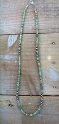 Hubei Turquoise Heishi Necklace
