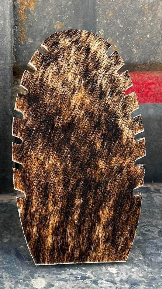 Cowhide Jewelry Stand